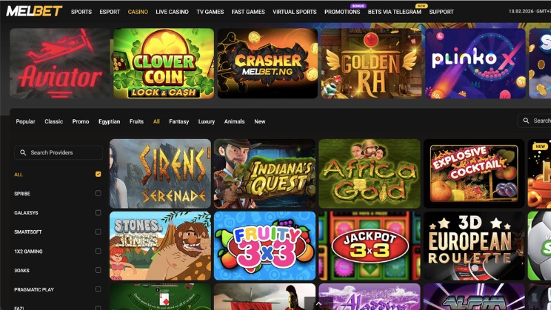 ចំណុចប្រទាក់វេបសាយ/កម្មវិធី MELBET ស្រស់ស្អាត